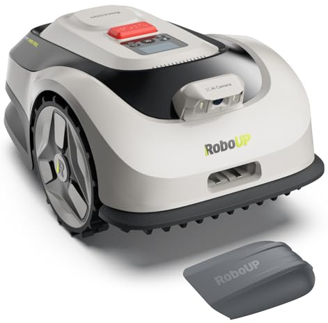 Raccoon 2 SE Mähroboter mit Garage, Max. 600qm | 3-8 Schnitthöhe, Ride-On Kanntenschnitt bis 3 Mähzonen, Kabellos, Ohne RTK