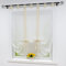 Joyswahl Raffrollo Voile Bindegardine mit Schlaufen »Adele« Unifarbige Gardinen BxH 140x140 Sand 1er Pack