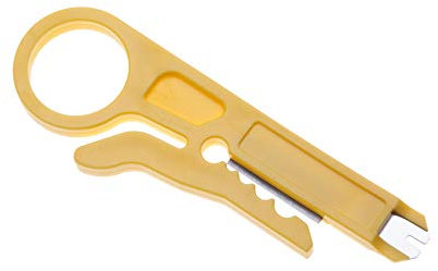 Spellafili Cavo Taglierina di Keple | Cable Stripper / 110 IDC Terminale Installatore per cavi LAN RJ45 RJ11 Ethernet, TV, video e audio | Attrezzo di Dnstallazione Elettrica