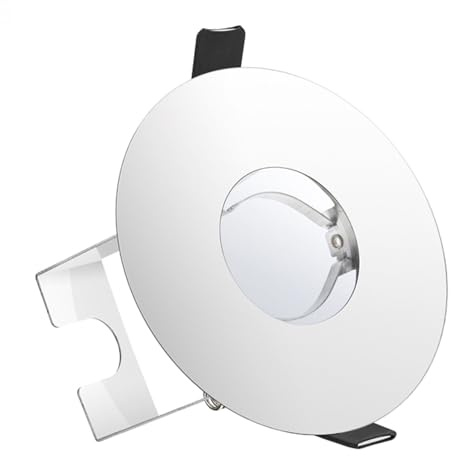 Integral Evofire Fire Rated GU10 Downlight Chrome with Insulation Cover 70-100mm Hole Size