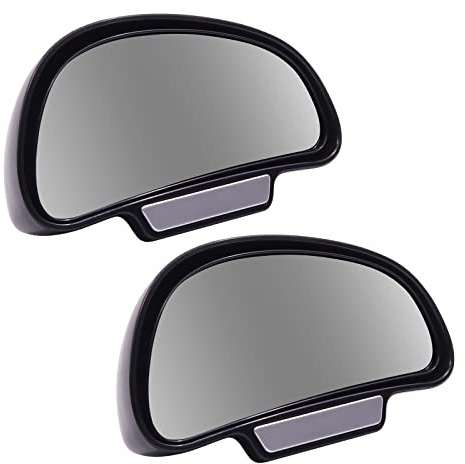 Biqing Universal Blind Spot Spiegel Verstellbar Zusatz Auto Aussenspiegel Weitwinkel Spiegel Zusätzliche Rückspiegel (Links + Rechts)
