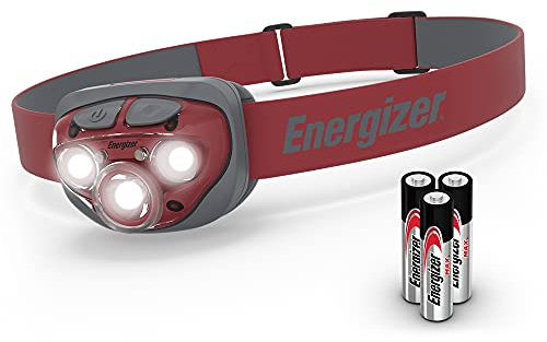 Energizer Linterna Frontal LED, Luz Frontal Cabeza, Camping, Deporte, 315 Lumenes, Pilas Incluidas