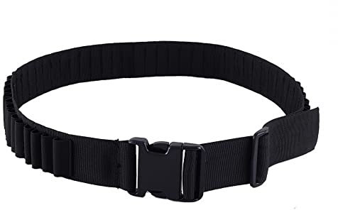 MiOYOOW 25 Runde Patronengürtel, 12G Nylon Munitionsgürtel, Shell Belt Klopfer Gürtel Shotgun für die Jagd