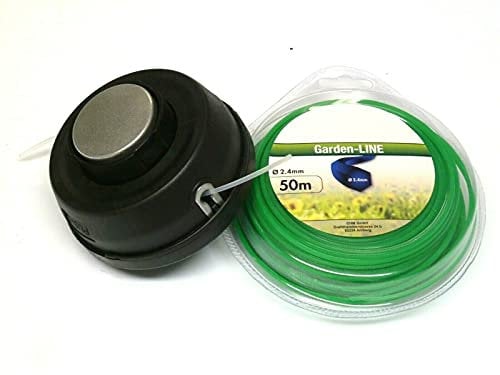 Doppelfadenkopf EASY FIT Fadenspule Tippautomatik für Brast Motorsense +50m Mähfaden