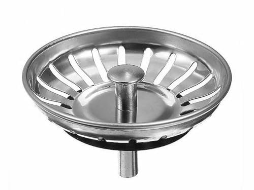 Premium Stainless Steel Kitchen Sink Waste Plug Strainer Basin Drainer Filter Mesh Basket Waste Catcher Stopper 78mm,79.3mm, 82mm, 84mm (80mm)