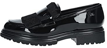 Valleverde - Mocassino in Vernice Black con Frange
