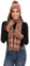 NATUST Mütze Schal Handschuhe Set Damen Winter Dickes Strickset Weiche Warme Gestrickt Langer Schal Touchscreen Handschuhe Braun
