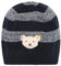 Steiff Boy's Bommel Beanie-Mütze, Navy, 55