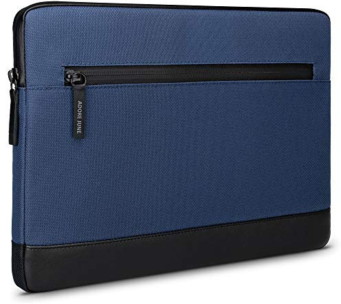 Adore June 14,6 Zoll Bent Tablet Tasche Blau kompatibel mit Galaxy Tab S9 Ultra und Galaxy Tab S8 Ultra, Nachhaltige Recycelte Stoffe, wasserdichte Reißverschlüsse und Stifthalter für S-Pen