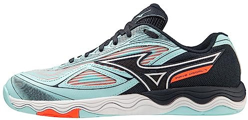 Mizuno Unisex Wave Drive 9 Tischtennis, Tturquoise Cblue Soleil, 36 EU
