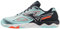 Mizuno Unisex Wave Drive 9 Tischtennis, Tturquoise Cblue Soleil, 36 EU
