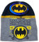 Batman Kinder Jungen Winter-Set Winter-Mütze und Handschuhe, Farbe:Grau, Größe:52 (grau, 52)