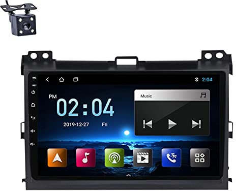 ZUNYAN Android 11 Radio Pantalla 2 DIN Coche Equipo Musica para Toyota Land Cruiser Prado 120 3 2002-2009 con Pantalla de 9/9.5''/BT 5.1/Dolby DTS/FM RDS Radio/CarPlay Android Auto (Size : M100S)