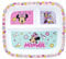 Minnie Mouse Assiette à 3 compartiments pour enfant Rose