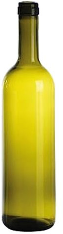 20PZ BOTTIGLIA IN VETRO TIPO 'BORDOLESE LEGGERA' 750 ml - colore uvag
