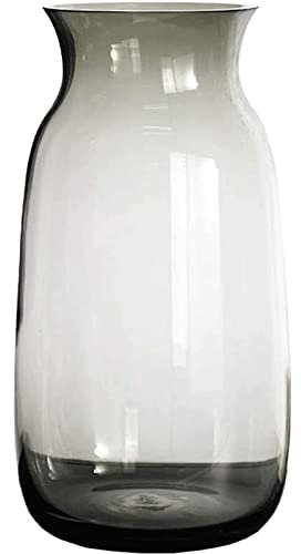 Créatif Transparent Le Vase Artisanat à la Main Lisse et Rond Bouche Vase Stable épaissi Fond Plat Vases à Fleurs décoration Délicat