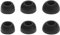 EMSea 6 Paar Silikon Ohrstöpsel Kompatibel mit Anker Soundcore Life P2 Kopfhörern Weiche Ohrstöpsel Ohrpolster Ohrkappe L/M/S 2 Paare Jede Größe, Schwarz