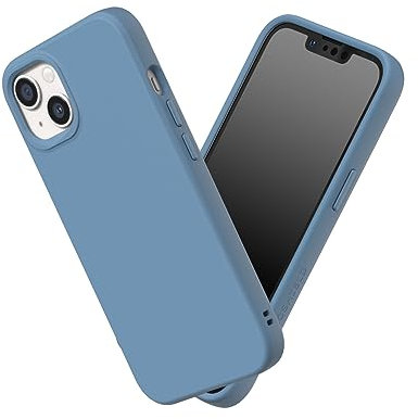 RhinoShield Case kompatibel mit [iPhone 13 mini] | SolidSuit - Stoßdämpfende & schlanke Schutzhülle mit Premium Finish - 3.5 Meter Fallschutz - Türkisblau