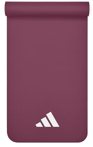 adidas Unisex-Adult ADMT-11014MN Fitness Mat-7mm-Maroon, Maroon