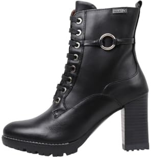 Pikolinos Stiefeletten mit Absatz in Leder Connelly für Frauen Farbe Black