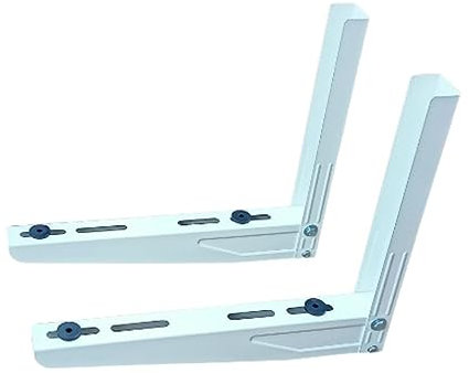 Console universale da parete per condizionatore d'aria e riscaldamento, montaggio a parete per aria condizionata e pompa di calore fino a 200 kg (WS-55 400/550 mm)