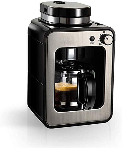 NOALED Coffee Machine Built-In, Coffee Maker Single Cup Smart Home Automatic Mini Tea Machine Freshly Grinded Commercial Coffee Maker