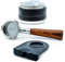 Iunipusy 54 mm Bodenloser Kaffee Siebträger + 53 mm Espresso Kaffeeverteiler & Tamper + Tamp Matte für 870/875/878/880 Express, Kaffeemaschine Kaffeehaus Haushalt