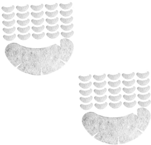 Ipetboom 200pcs Shaped Gel Eye Pads for Eyelash Extensions Self-adhesive Makeup Stickers Breathable under Eye Patches for for Makeup Artists and Salons