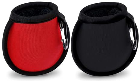 2 Pack Golf Ball Cleaner Pouch, Golf Accessories Washer Pocket, golf ball protection cover, wiping bag, Golf Ball Dry-Clean Pocket gifts for Men Ladies