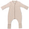 Hofbrucker® Premium Baby Schlafsack Weich & Atmungsaktiv mit Füßen aus 100% Bio Baumwollfleece 2 TOG - Ganzjahres Babyschlafsack Frühling Herbst - verschiedene Größen & Farben (Taupe, 110-116)
