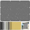Sonnensegel Rechteck Wasserabweisend 140 x 400 cm Sonnensegel Leinwand 95% UV Schutz Sonnenschutz Windschutz für Balkon, Pool, Garten Sonnensegel, Hellgrau