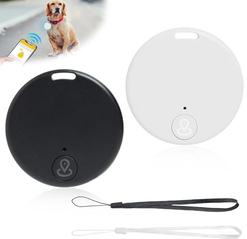 Localisateur d'Objets Bluetooth 5.2, Smart Tracker Tag Compatible avec iOS et Android,localisateur GPS Portable pour Clés, Sacs, Portefeuilles, Animaux de Compagnie, Valises,Distance Effective 15m