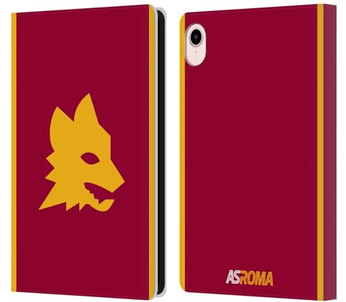 Head Case Designs Licenza Ufficiale AS Roma Home Kit per Stemma 2023/24 Custodia Portafoglio in Pelle Compatibile con Apple iPad Mini (2021/2024)