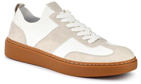 Casual Lace-Up Shoes - White Size 9