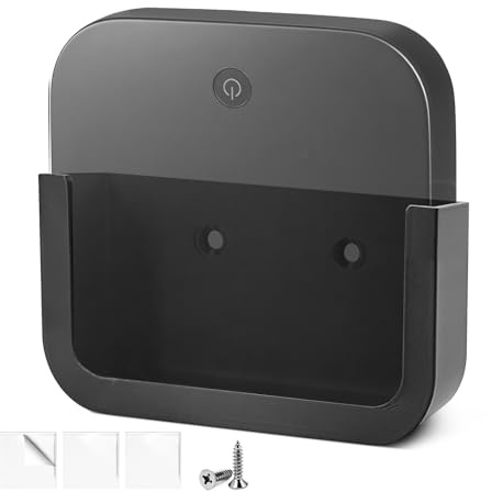 Wandhalterung für Magenta TV One 2. Generation - TV Wandhalterung für Telekom Magenta TV Box 2. Generation, Routerhalter mit Schrauben und Klebeband, Wandmontage Set, Stabil und Einfache Installation
