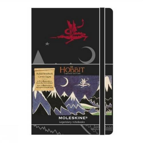 Moleskine The Hobbit Limited Edition Notebook, Large, Ruled, Black, Hard Cover (5 x 8.25) (Limited Editions) by Moleskine (2013-09-04)
