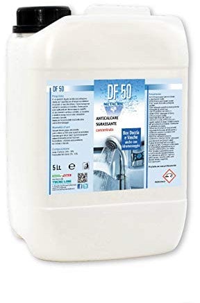 Super Korrosions-Entkalker Konzentrat für Dusche, Sanitär, Armaturen, Schale auch Hydromassage, Edelstahl. DF50 5 lt. Sofortiger Versand