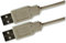rhinocables USB 2.0 Cable, A Male to Male Cable Lead, High-Speed Data Transfer for External Hard Drive, Laptop, WD, Fan, TV, PC, DVD - Suitable for Home and Office Use (1.8m)