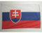 AZ FLAG - Drapeau Slovaquie - 45x30 cm - Pavillon Nautique Slovaque Spécial Bateau Et Extérieur En Maille Bloquée Avec Anneaux Plastiques Intégrés - 30g