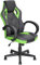 BAKAJI Sedia Gaming Poltrona da Ufficio Direzionale Ruote Girevole Sportiva Racer Direzionale Office Racing Presidenziale Casa Studio Sedia Da Scrivania Uffici Altezza Regolabile (Verde)