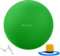 Fitvids Gymnastikball, Yoga-Ball, Fitnessball, Geburtsball mit Schnellpumpe, 0,9 kg Kapazität, Grün, 66 cm, L