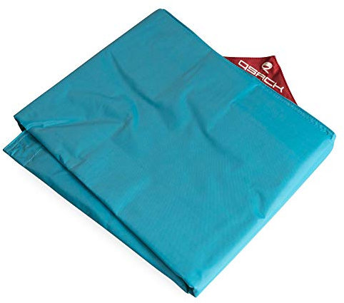QSack Outdoorer Kindersitzsack Hülle ohne Füllung, Wechsel Bezug Kinder Sitzsack Outdoor 100 x 140 cm, Neu (türkis)