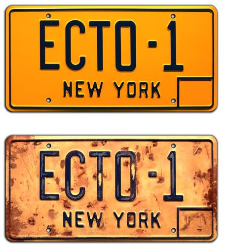Celebrity Machines Ghostbusters Afterlife | ECTO-1 | Metallkennzeichen