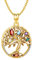 Odinstone Pendentif Arbre de Vie Femme Argent 925 Collier Arbre Or Famille Bijoux Cadeaux pour Femme Filles Maman Bijoux Mères