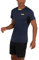 TCA Men's Atomic Quick Dry T Shirt, Gym Sports Running Top for Men, Lightweight Breathable Moisture Wicking Active Athletic Short Sleeve Shirt - Navy Eclipse, XL