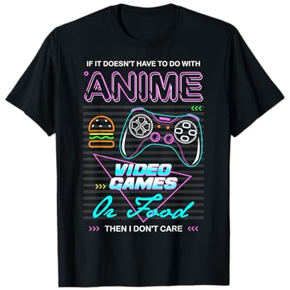 Kawaii Gamer Food Video Games Anime Comic PC Console Gaming T-Shirt