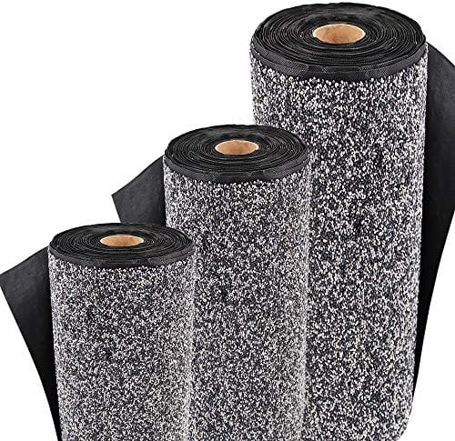 Aquagart Premium Teich Steinfolie 18m x 0,4m grau I Steinfolie Teich-Folie für Bachlauf Gartenteich Zubehör I Epdm-Folie Stein-Matte Teichrand Teichzubehör I Kiesfolie