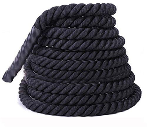 Battle Rope HUA Corde De Fitness Masculin Et Féminin, Corde De Bataille Sportive De Plein Air 50mm 12m, Corde D'entraînement Physique Complète, Corde d'escalade Résistante À l'usure