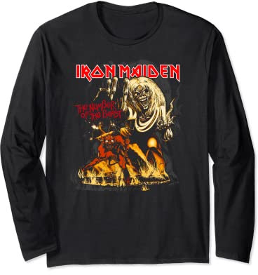 Iron Maiden - Number of the Beast Graphic Long Sleeve T-Shirt