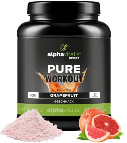 Intra Workout Shake Grapefruit – 800 g Cluster Dextrin, EAA & Elektrolyte | Hochverzweigtes zyklisches Maltodextrin mit freien essentiellen Aminosäuren und Mineralien für Sportler
